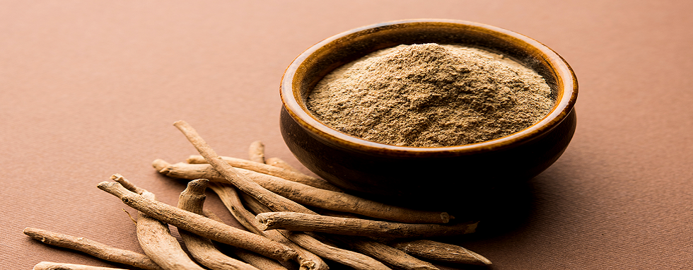 ashwagandha - korzenie i adaptogen w proszku